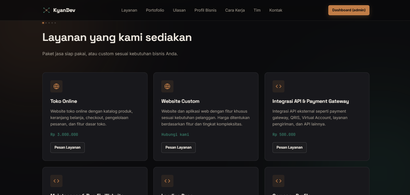 E-Commerce Website - KyanDev, foto 5